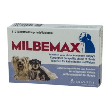 Milbemax Hond 4 tabletten (1-5 kg)